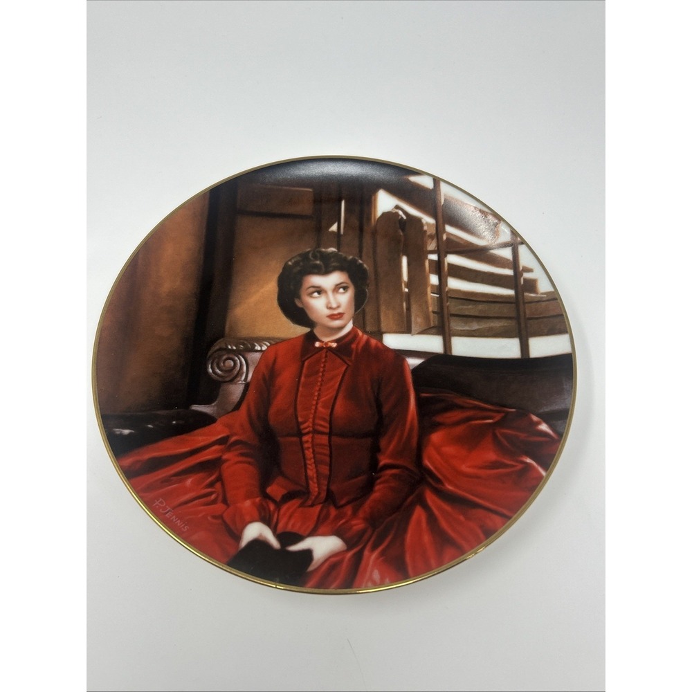 Vintage W.L. George Gone With The Wind Collector's Plate SCARLETT GETS Her WAY